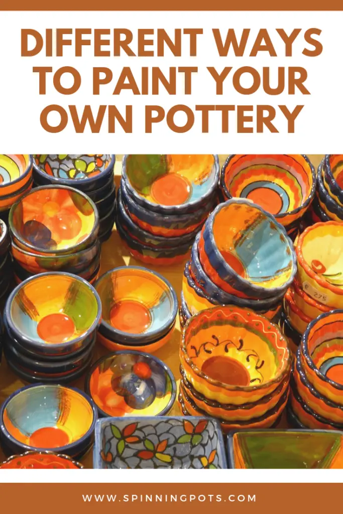 Different Ways to Paint Your Own Pottery Spinning Pots