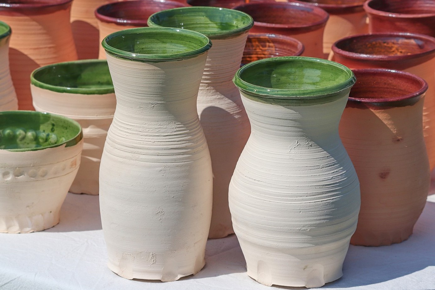 How to clean unglazed pottery