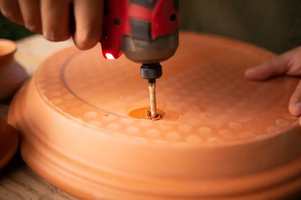 How To Drill A Hole In A Ceramic Pot? Spinning Pots