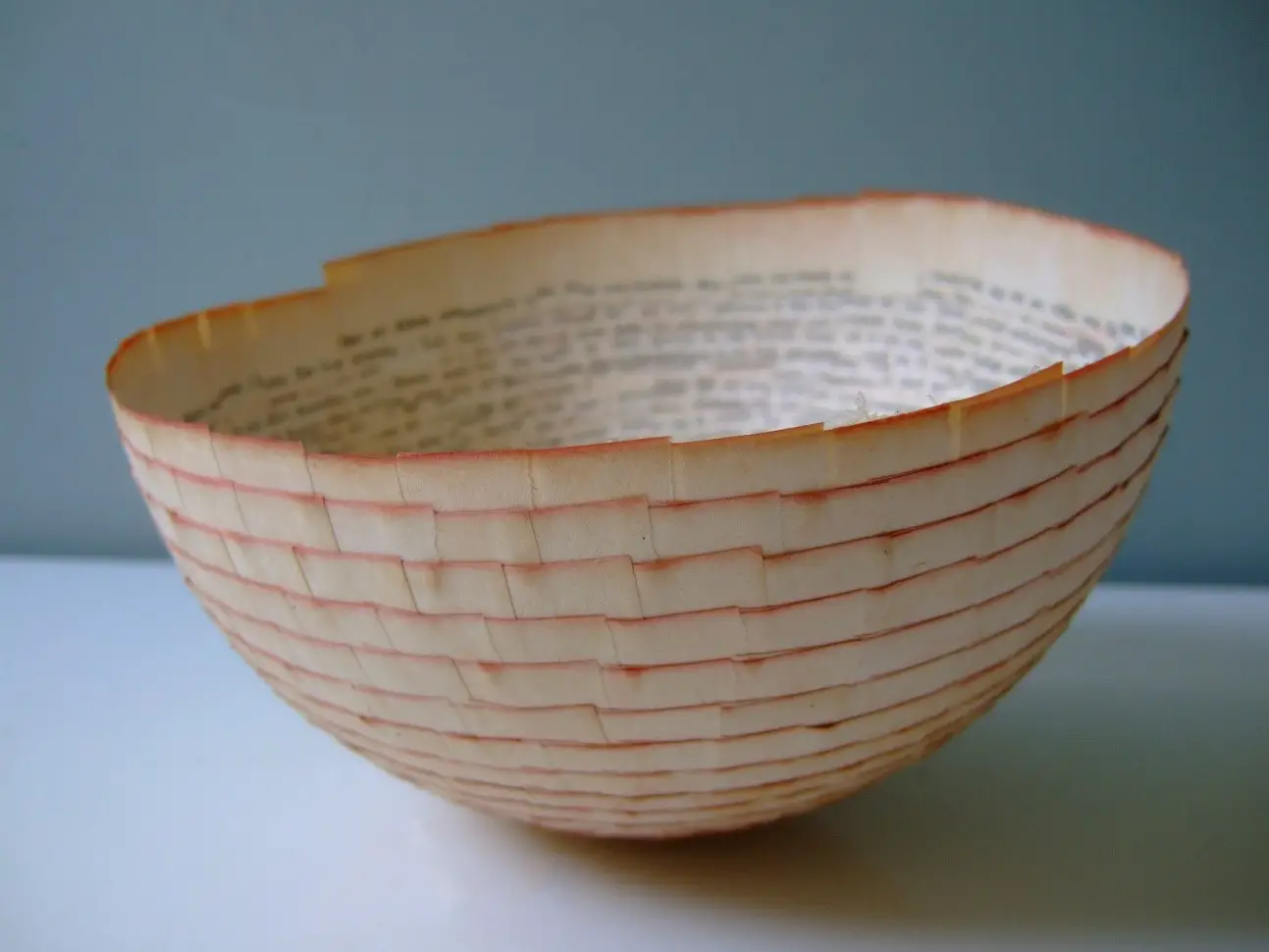 How to use Newspaper to make prints on pottery