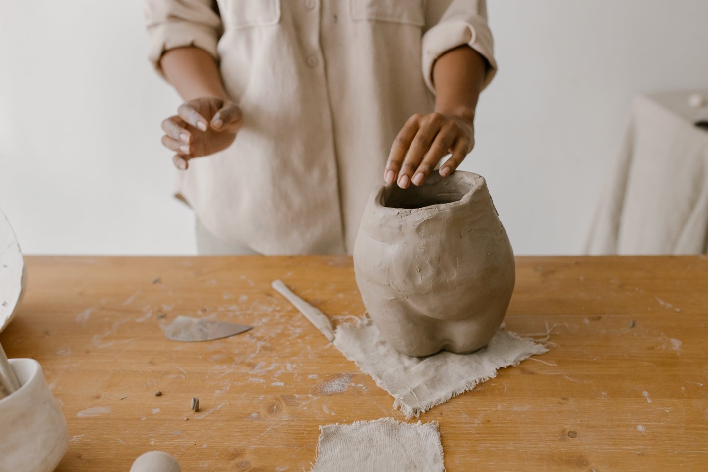 How To Make Pottery Clay With Flour Spinning Pots   Clay Flour 